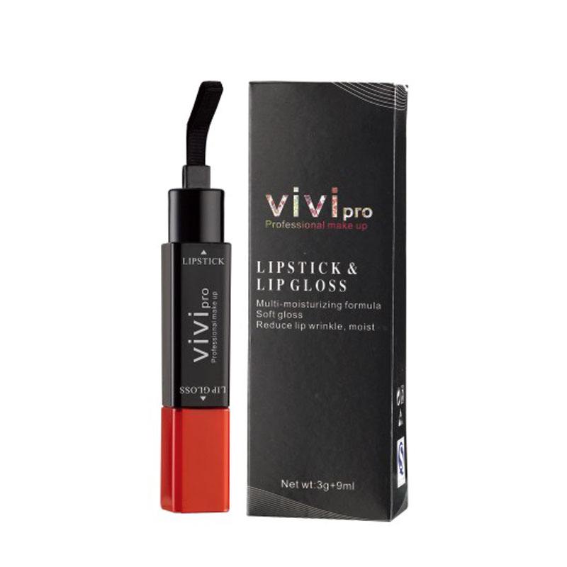 2 in 1 double sided lipstick lipgloss long lasting VIVI-1001